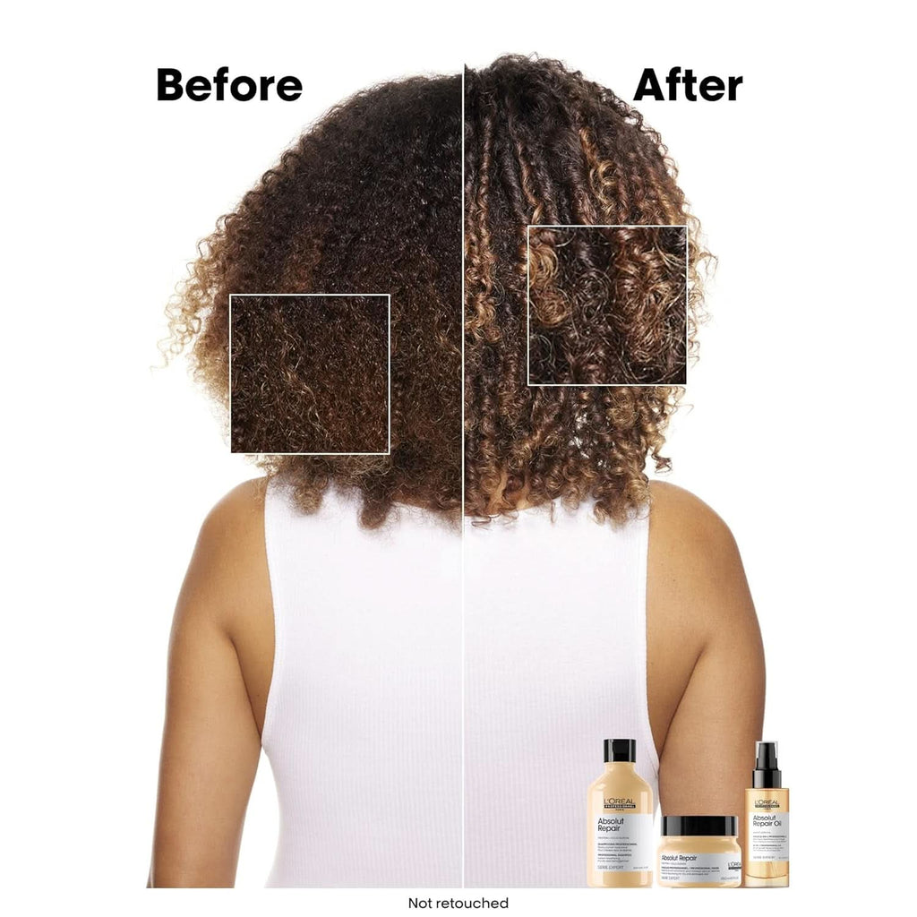 L'OréAl Professionnel Serie Expert Absolut Repair Gold, Quinoa Shampoo + Protein Duș și baie Naty Shop