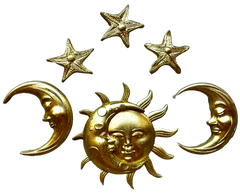 Set decoratiuni comestibile, Astrologie Decoratiuni din Pasta de Zahar Nati Shop