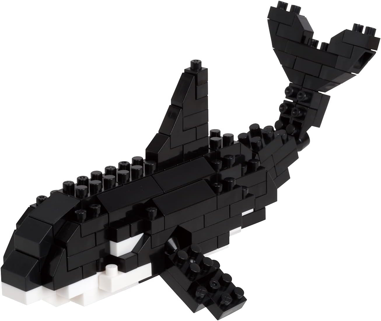 Bandai - Nanoblock - Roter Panda - Red Panda - Mini-Bausteinfigur - Baukastenspiel - Pixel-Tierfiguren-Bausatz Panda - NBC194