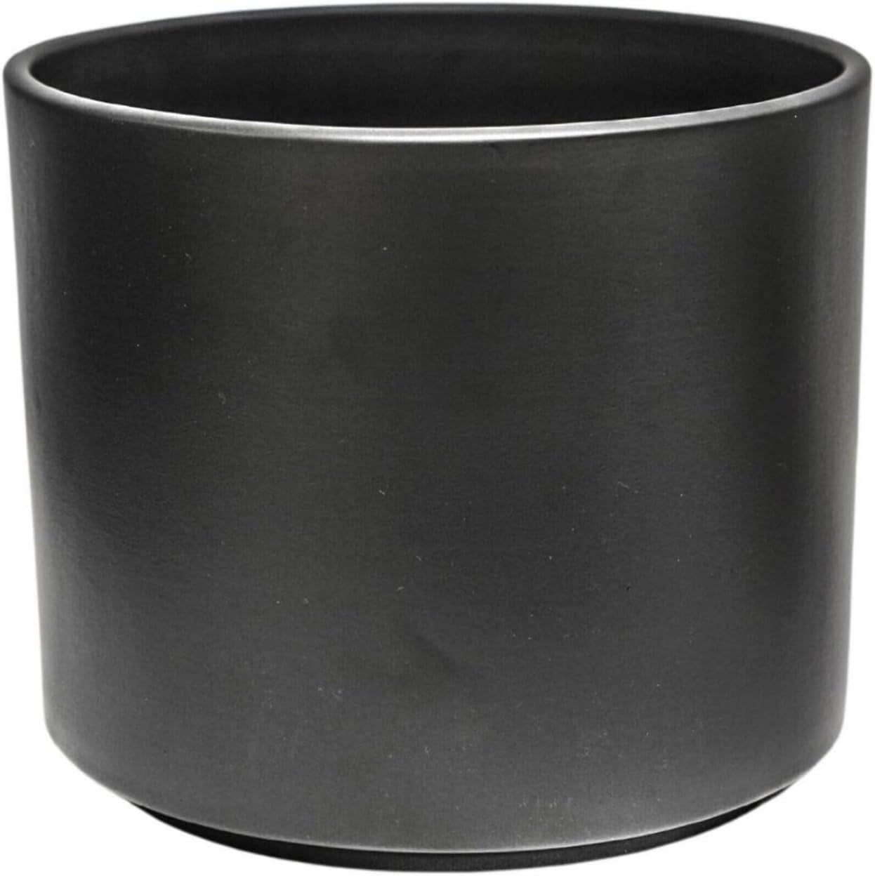 Ghiveci ceramic, model geometric în formă de lămâie, 12 x 12 cm