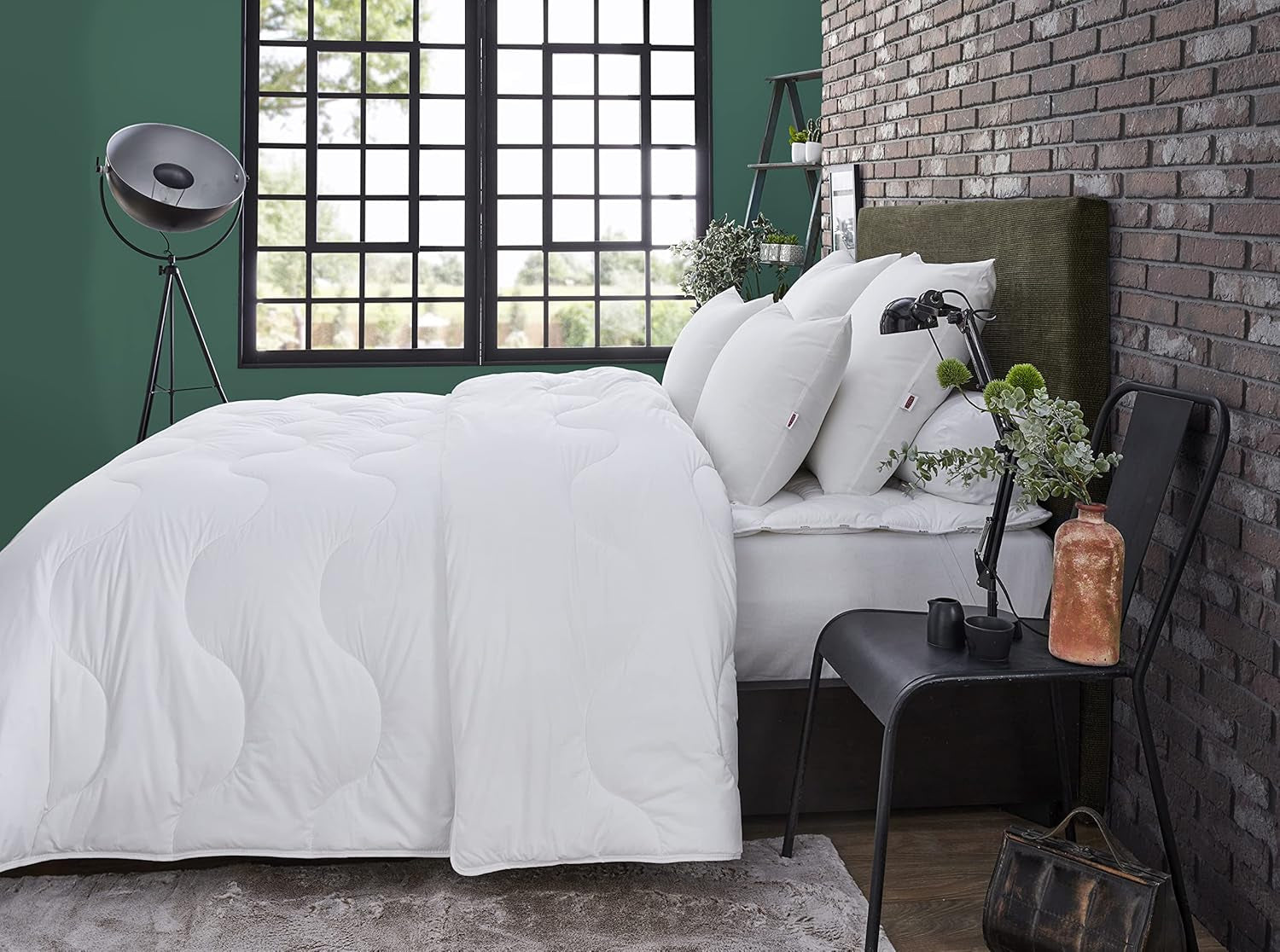 Blanket, Temperate, Synthetic, 220 X 240 Cm, For double bed, Amazon blanket, Mite-proof and fluffy, Recycled fiber, Machine washable at 40 ° C Duvets and quilts Naty Shop