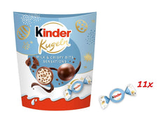 Kinder Balls Milk & Crispy Bits Sensations 90g – Milk chocolate balls with milk filling and cocoa chips – Easter chocolate, Easter sweets – Easter gift and souvenir
