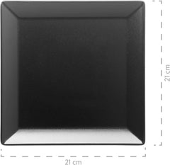 MÄSER Manhattan City, porcelain table service For 6 people, black Tableware sets Naty Shop