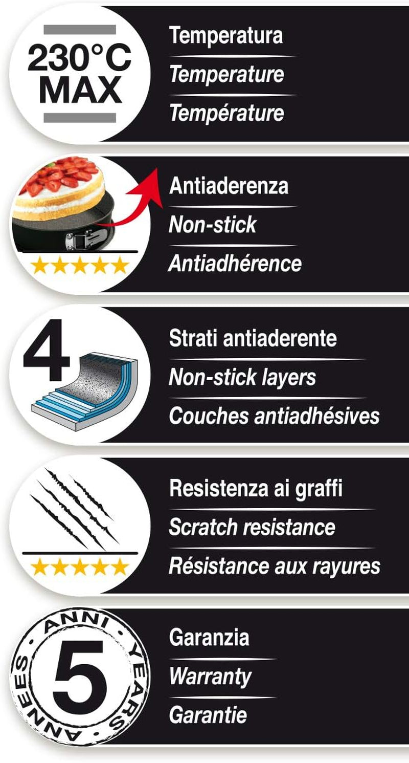 Blackstone Kuchenform 12 Muffins, Stahl, Schwarz/Grau Stein, 6 Einheiten Molds and baking trays Naty Shop
