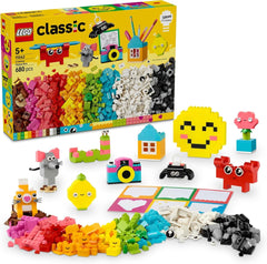 LEGO Classic Creative Fun Box, Colorful Building Bricks for Imaginative Role Play, Building Set for Beginners, Toys for Girls and Boys from 5 Years, Rebuildable Models 11042 Building Sets Besuche den LEGO-Store Default title