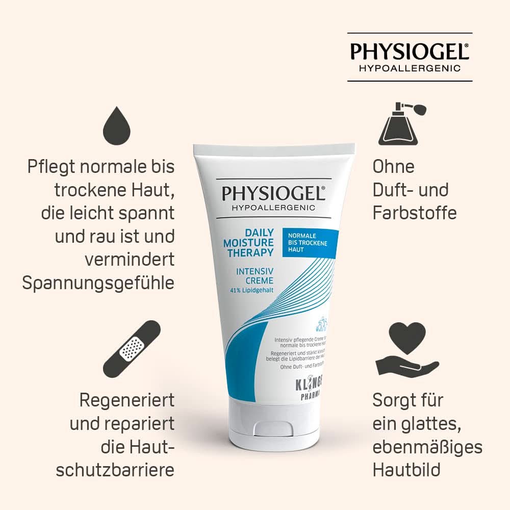 PHYSIOGEL Regenerating moisturizing cream for dry skin, 150 ml Cosmetics and Beauty Naty Shop