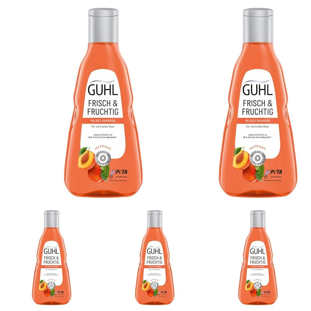 Guhl Fresh & Fruity Shampoo - Content: 250 Ml - Hair type: Normal Shower and bath Guhl 5 x 250 ml