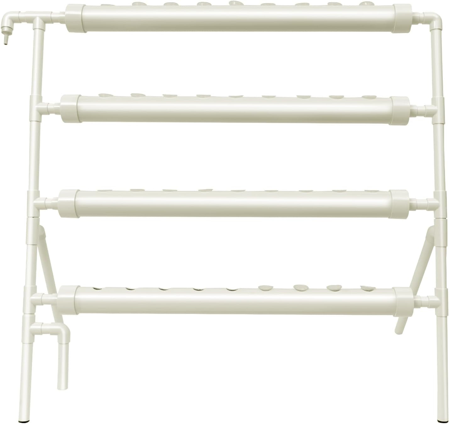 Hydroponic System, Tower Hydroponic Grow Kit, 4 Tier Planter Stand with 36 Planting Holes, Soilless Plant Growing Systems for Garden, Office and Other Indoor and Outdoor Spaces