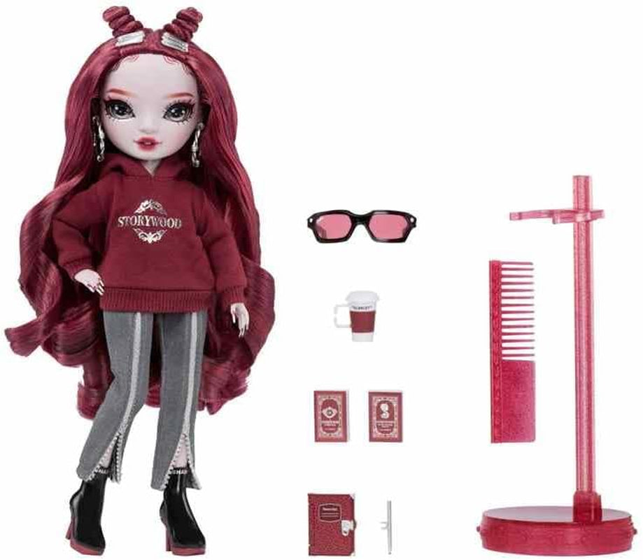 Rainbow High Shadow High Seria 3 - Scarlett Rose - Păpușă la modă maro-castaniu - Ținută la modă și peste 10 accesorii de joacă colorate - Ideală pentru copii cu vârste între 4 și 12 ani și colecționari