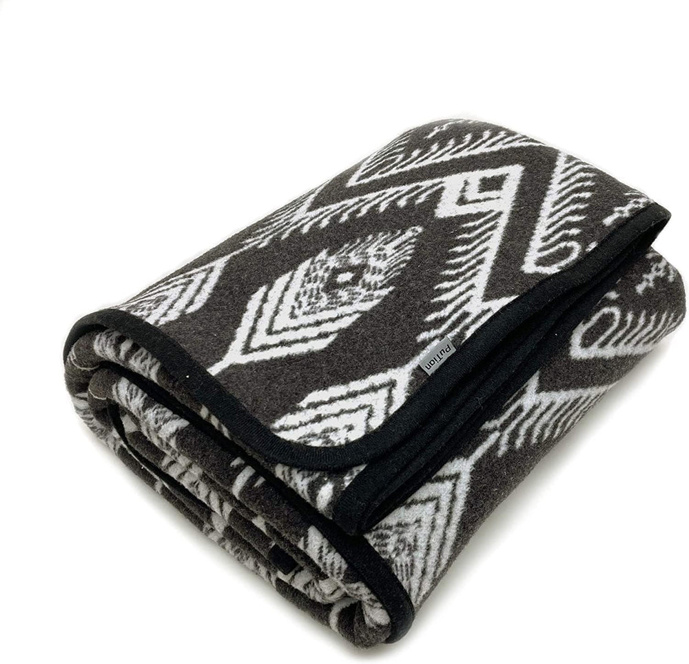 ACUSHLA 200.7X160 Cm, 1.7 Kg, Blanket, Woolen Blanket, Warm Travel Blanket, Knitted Blanket, Decorative, Blankets for Sofa, Chair, Couch, Bed, Living Room, Camping, Suitable for All Seasons Ww203 Beds and Covers Besuche den ACUSHLA-Store Boho Gray 160 X 220 Cm