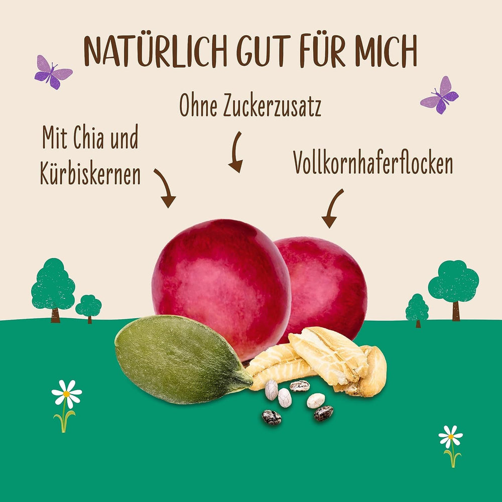 Allos unsweetened protein muesli | Organic Muesli | Oatmeal | Cereals for breakfast | Vegan (5 x 450g), 1 piece (pack of 5)