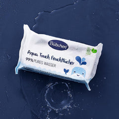 Bübchen Aqua Touch Baby Wet Wipes 144 Pieces (3 x 48) - Sensitive Skin Care Wipes with 99% Pure Water, Newborn & Baby Wet Wipes