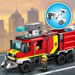 LEGO 60374 City Fire Brigade Command Vehicle Modern Fire Truck Toy with Fire Fighting Drones Figures for Kids Building Sets Besuche den LEGO-Store
