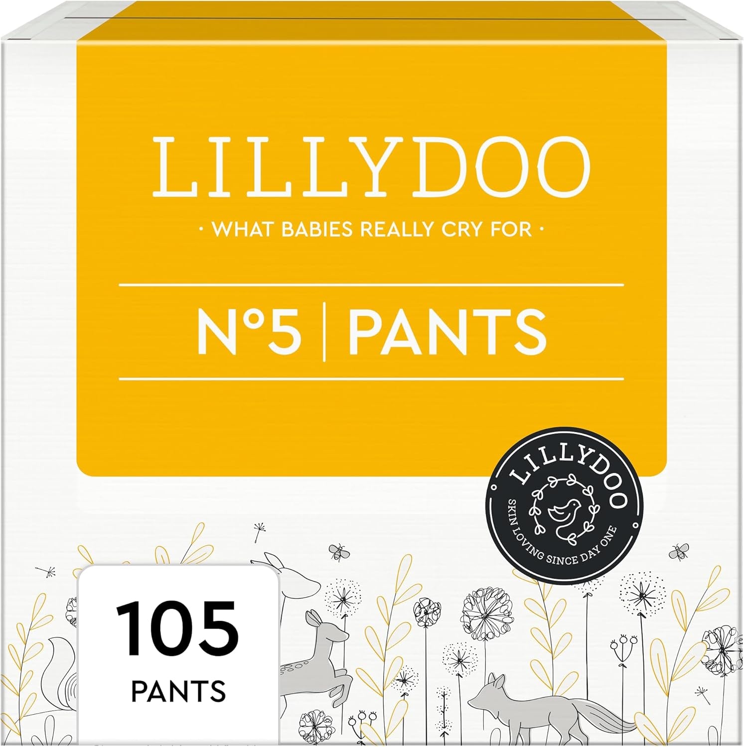 LILLYDOO Skin Friendly Pants Size 5 (12-17kg) Monthly Box (105 Pieces)