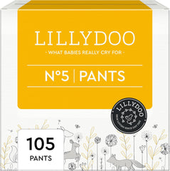 LILLYDOO Skin Friendly Pants Size 5 (12-17kg) Monthly Box (105 Pieces)