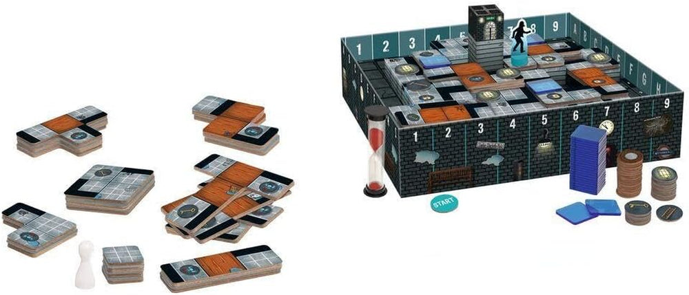 Moses. Sebastian Fitzek Underground, an innovative 3D thriller game for fans of escape games, a cooperative board game by Marco Teubner with different difficulty levels, for ages 12 and up.