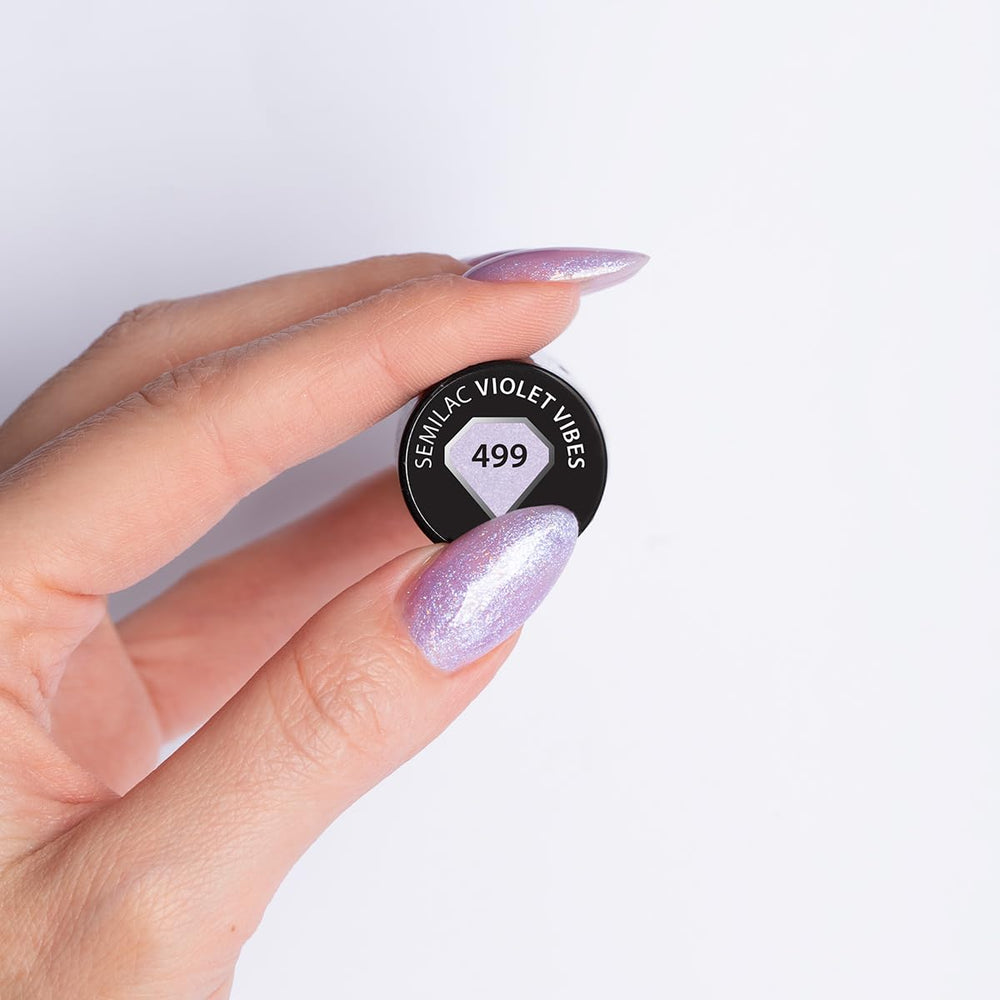 UV nail polish Semilac Hybrid 499 Violet Vibes 7 ml