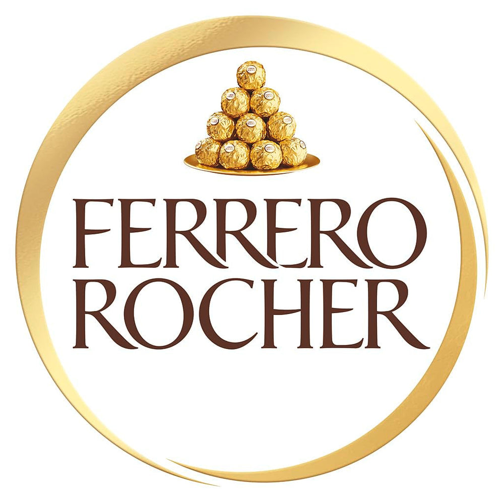 Ferrero Rocher – Specialitate de praline crocante și cremoase cu alune – Cadou de Ziua Îndrăgostiților pentru el și ea – 16 pachete a câte 4 praline individuale