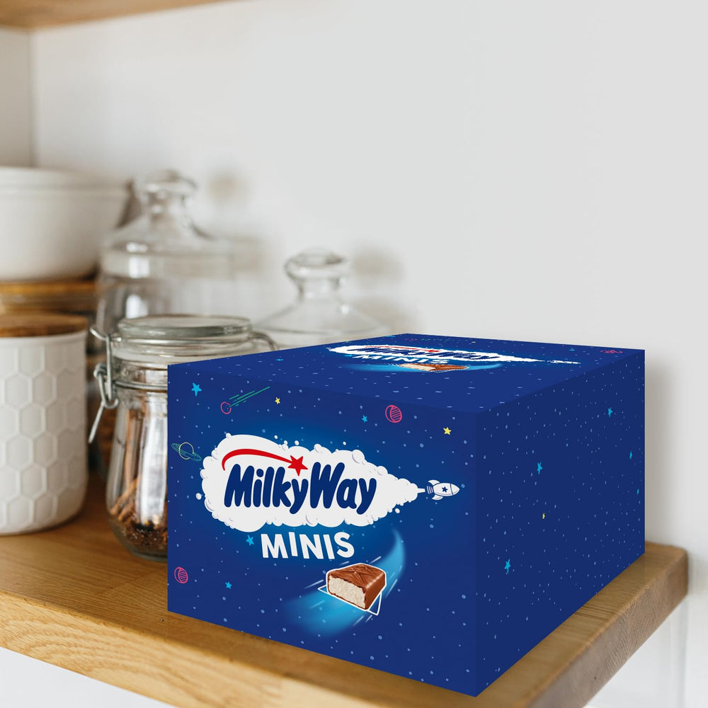 Mini Chocolate Bars, Chocolate Bulk Pack, Light Milk Cream, 150 x 15.5g, 2.3kg