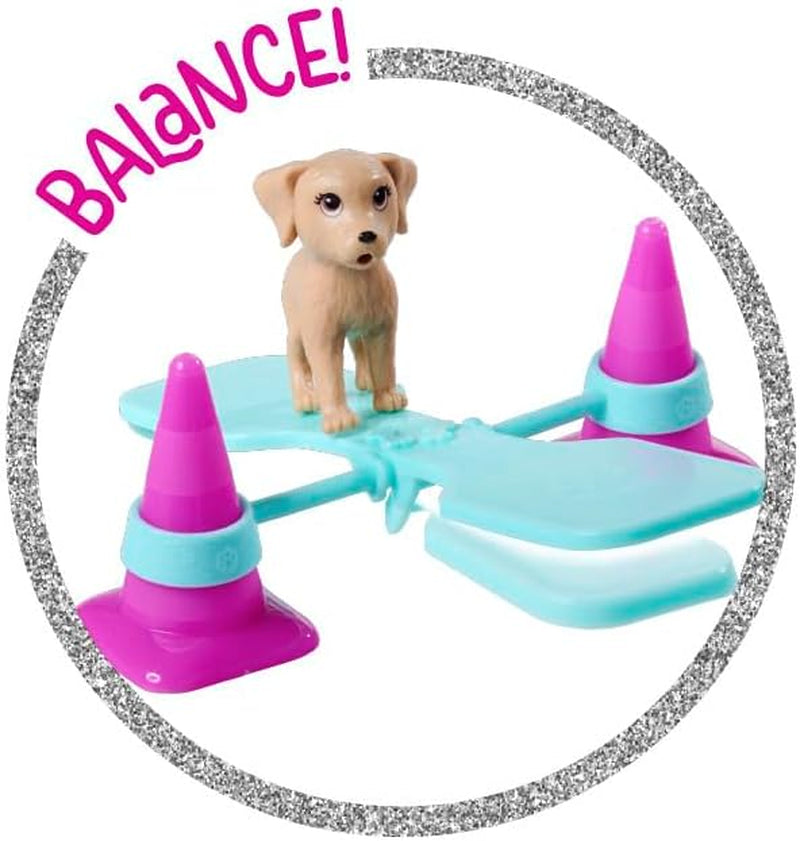 Simba Steffi Love Dresor de Câini, păpușă de jucărie ca dresor de câini cu curs de dresaj, 3 câini și accesorii, 29 cm, de la 3 ani