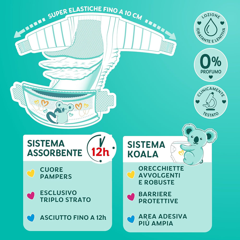 Pampers Baby Dry Maxi Size 4 (7-18kg), 200 Diapers + 500 Free Extra Cuddle Points