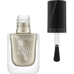Catrice Bold magnetic nail polish, no. 030, Gold, Metallic, Vegan, Microplastic Free, Fragrance Free, Paraben Free, 1 Pack (10.5ml)