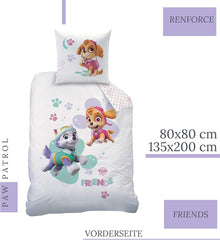 Paw Patrol bedding, 2 pieces, for girls Bedding - children Naty Shop