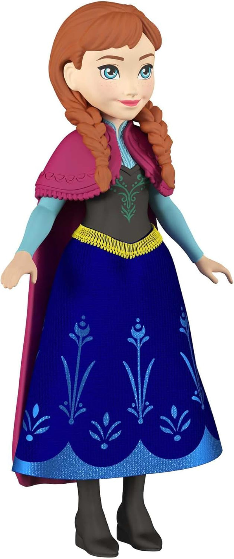 Mattel DISNEY The Ice Queen Anna & Sven Doll and Animal Figure, Inspired by the Animated Characters, Movable Limbs, Detachable Skirt and Cape, for Kids 3 Years and Up, HLX03 Naty Shop Dolls