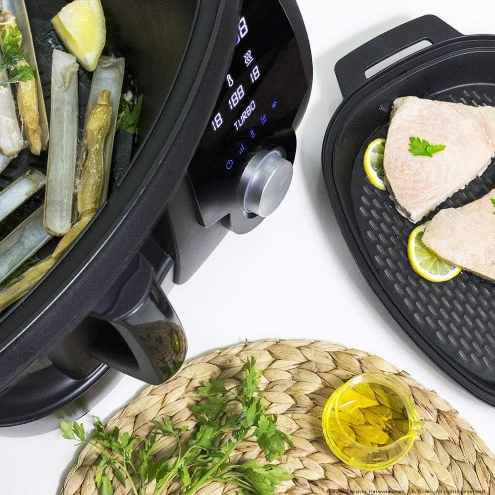 Cecotec Mambo 6090 Multifunktions-Küchenmaschine, 1700 W, 23 Funktionen, Krug Mit Fassungsvermögen 3.3 L, 3 Teller Gleichzeit, 10 Geschwindigkeitsstufen, Timer Kitchen Robots and Mixers Naty Shop