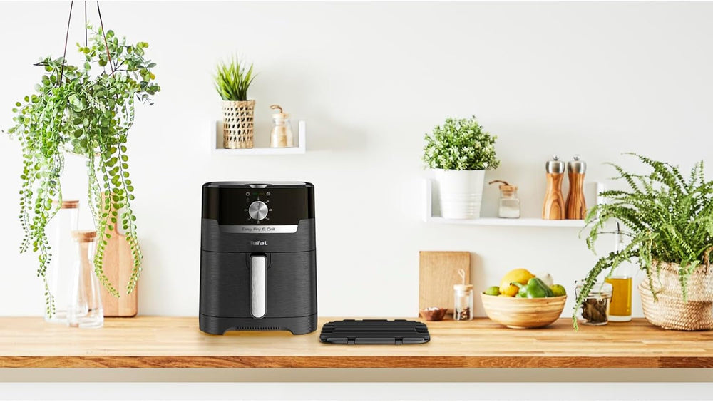 Tefal EY5018 Easy Fry & Grill Classic Air Fryer, tehnologie 2 în 1 (Air Fryer și Grill), XL, 4,2 litri pentru 6 porții, 1550 watti Electrocasnice Naty Shop