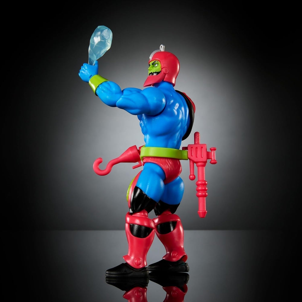 Masters of the Universe Origins figurină de acțiune Trap Jaw figurină de colecție, Aprox. 14 cm mare jucărie populară MOTU Villain cu 16 articulații mobile și accesorii, HYD41, [Multicolor] Action figures Naty Shop