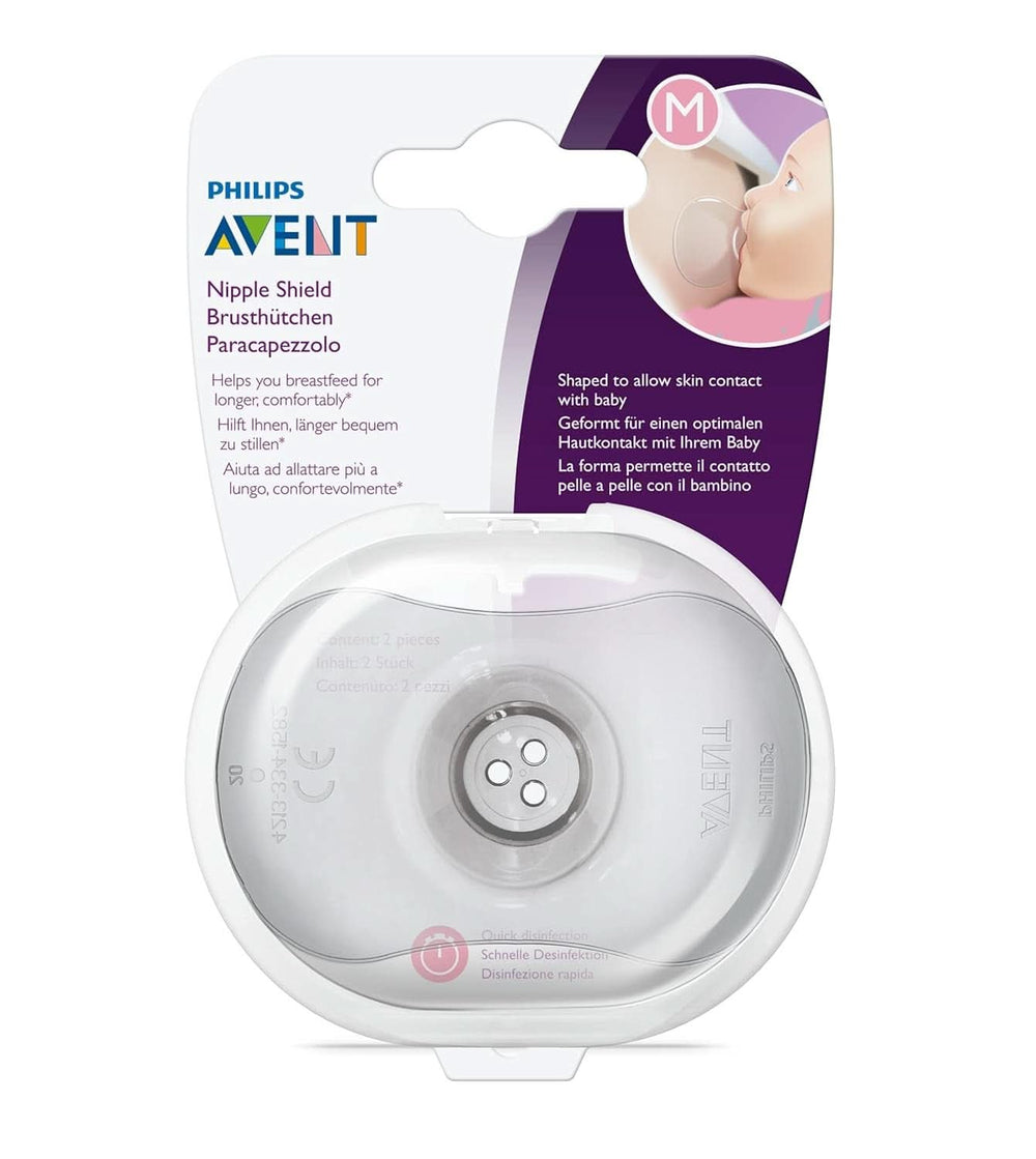 Philips Avent SCF153/03 Nipple protection, With storage box, Medium, 2 pieces Accessories Food and Breastfeeding Bebe Naty Shop