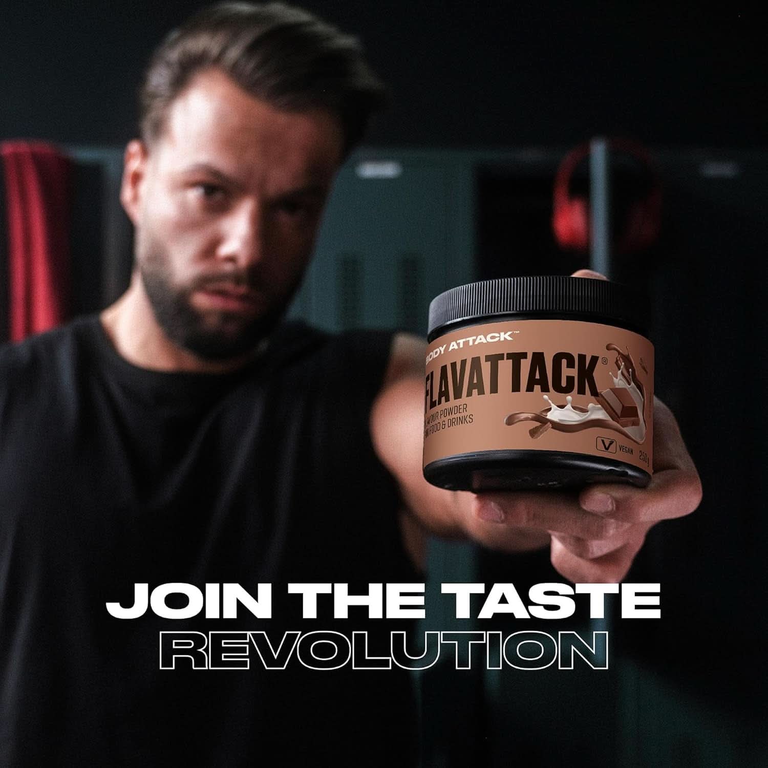 Body Attack Flavattack®, Double Choc Brownie, 250G / 83 servings Aromas Naty Shop