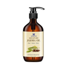 Organic jojoba oil 1 liter, 100% pure Cosmetics and Beauty Naty Shop