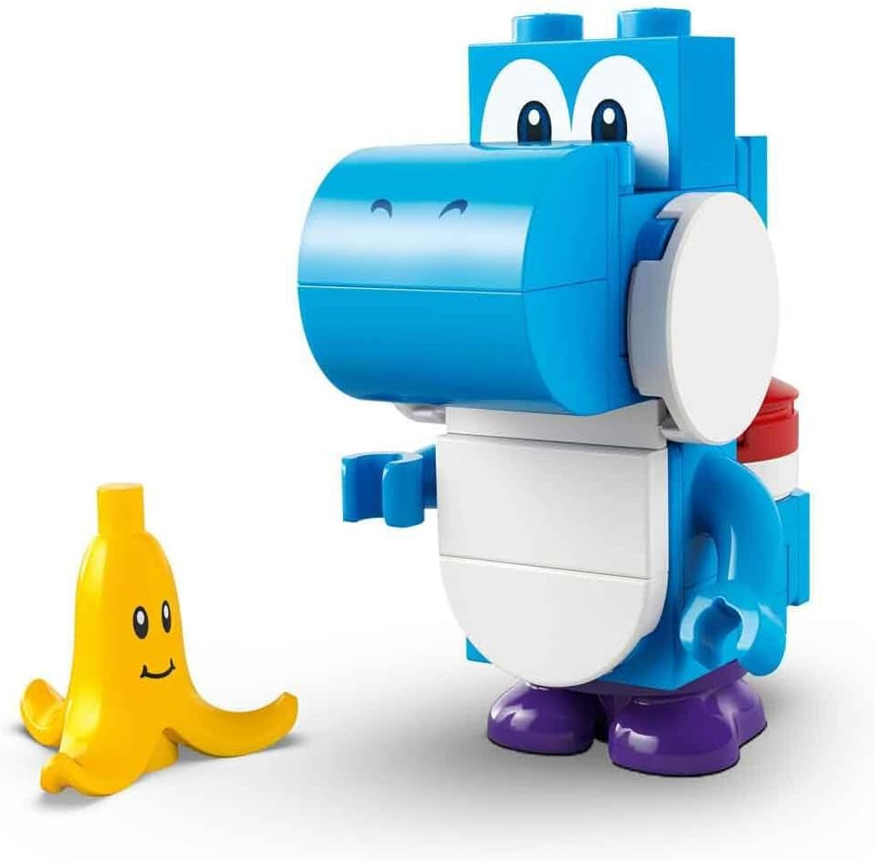 LEGO Super Mario: Mario Kart - Yoshi Bike, set de aventuri Nintendo de colecționat, cadou pentru copii, băieți, fete și gameri de la 7 ani, set de colecție cu figura Yoshi 72031 Seturi de constructie Besuche den LEGO-Store