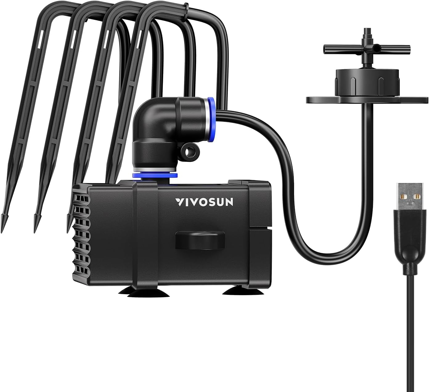 Cutie de creștere inteligentă VGrow All-in-One, sistem profesional cu lampă de creștere Samsung LM301H EVO, sistem avansat de circulație și ventilație, irigare, alimentare cu nutrienți pentru hidroponie de interior
