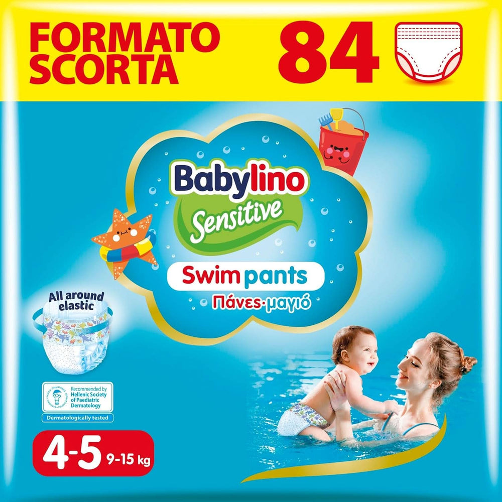 Sensitive swimming trunks, diapers for the sea and pool Mother and Child Naty Shop Size 4/5 (84 pieces)