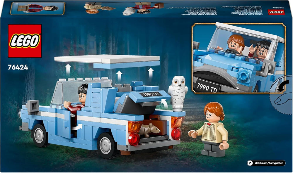 LEGO Harry Potter Flying Ford England Building Toy Car for Kids Gift for Boys, Girls and All Fans from 7 Years Old Set with 2 Mini Figures Including Ron Weasley Role Play 76424 Building Sets Besuche den LEGO-Store