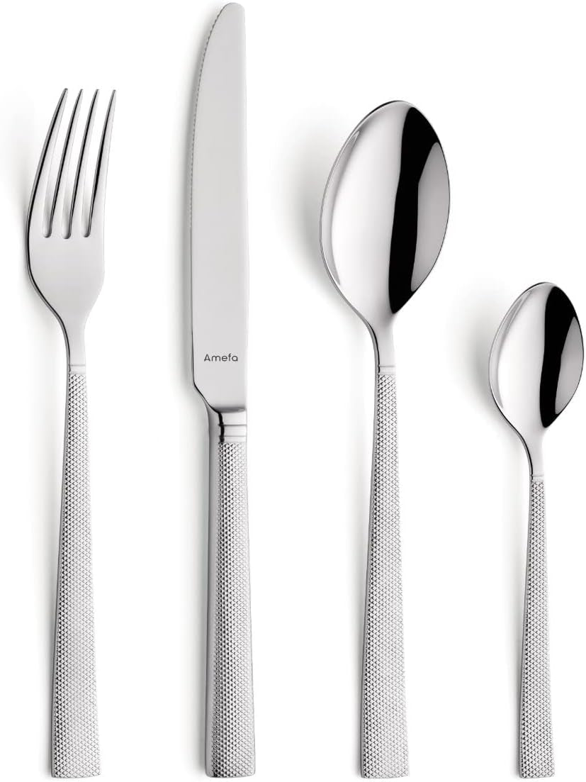 Amefa Jewelt Tartlery Set 4 people | 16 Party Stainless Steel 18/0 Kitchen Naty Shop