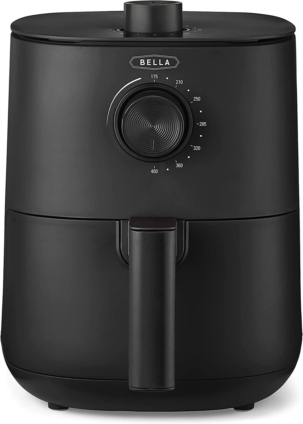 BELLA Hot Air Fryer 1.9L, 5-In-1 Compact Multi-Cooker, acoperire neaderentă, coș sigur pentru mașina de spălat vase Electrocasnice Naty Shop Negru 3L US Manual cu buton rotativ dublu