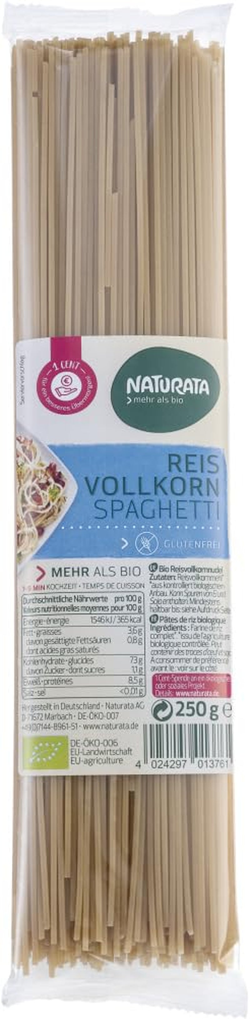 Organic penne, whole rice (1 x 250g)