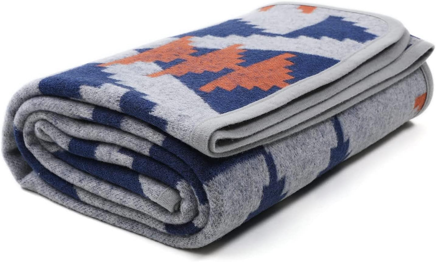 ACUSHLA 200.7X160 Cm, 1.7 Kg, Blanket, Woolen Blanket, Warm Travel Blanket, Knitted Blanket, Decorative, Blankets for Sofa, Chair, Couch, Bed, Living Room, Camping, Suitable for All Seasons Ww203 Beds and Covers Beuche den ACUSHLA-Store Indian Gray 150 X 200 Cm