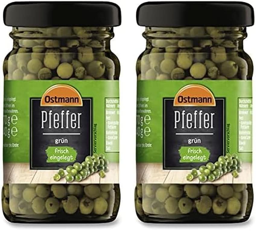 Ostmann spices Pickled green pepper, 70 grams Naty Shop spices 2 x 70 grams