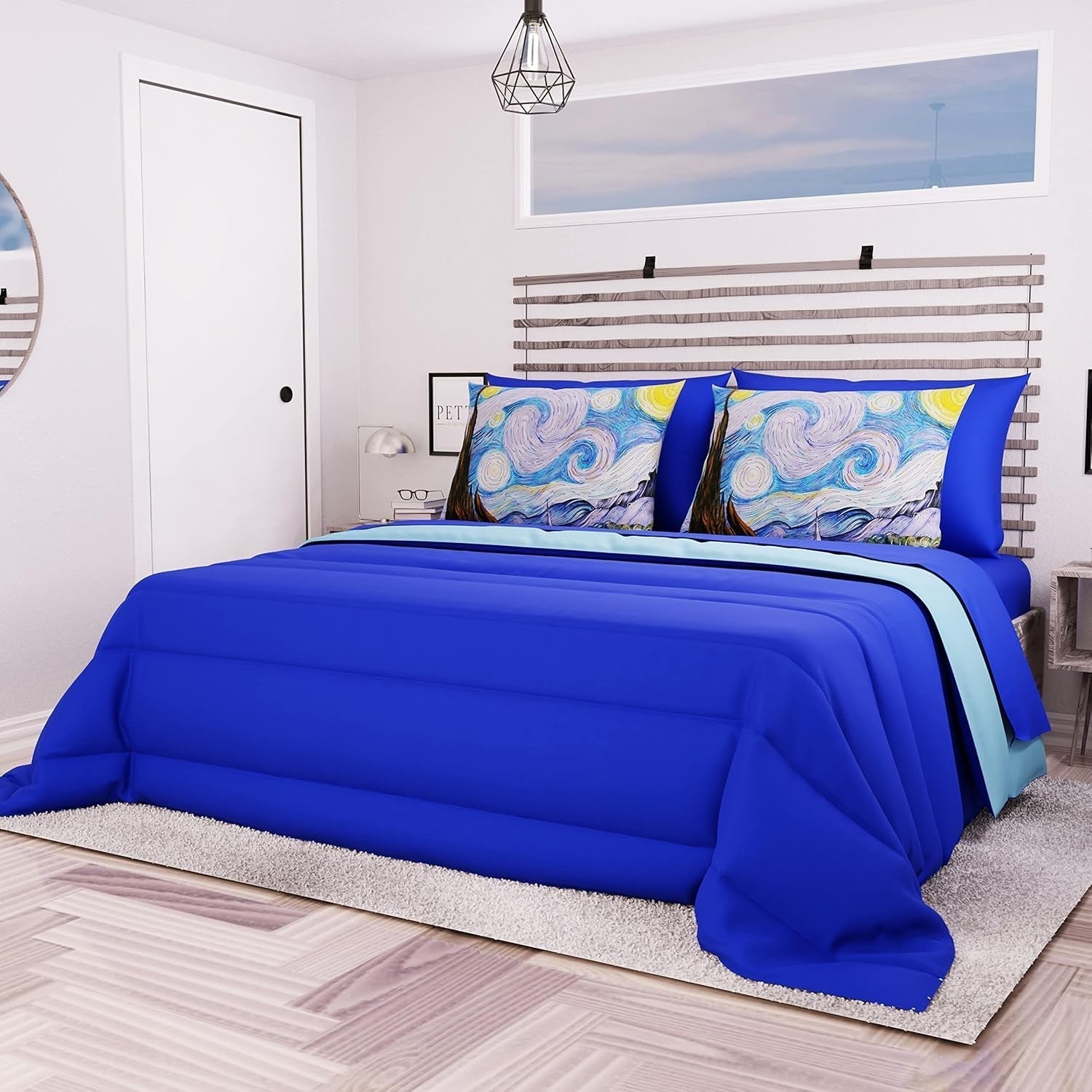 PETTI Artigiani Italiani - Double bed winter blanket, maxi, monochrome, double-sided, white, gray, 100% Made in Italy