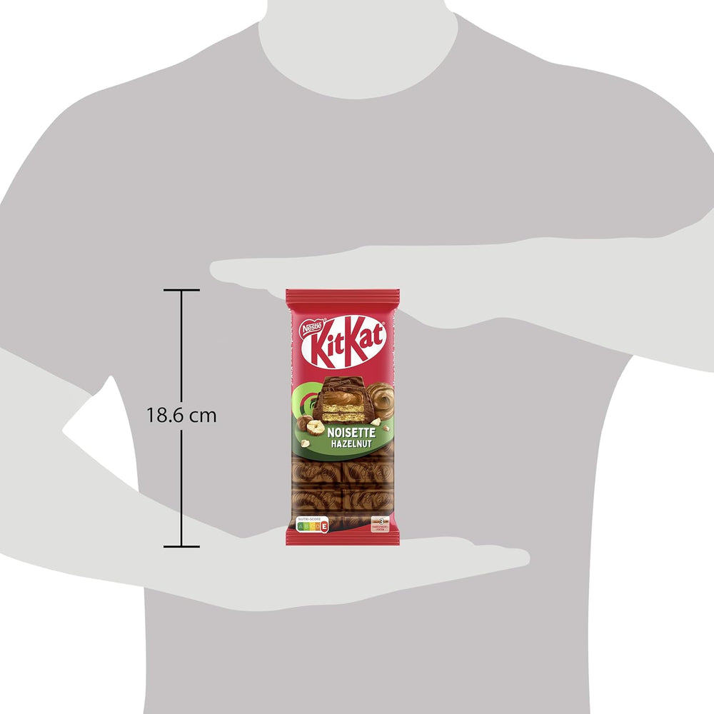 Nestlé Hazelnut Bar Crispy Wafer with Creamy Hazelnut Filling and Marbled Chocolate Cover 2 Pack (1 x 99g)