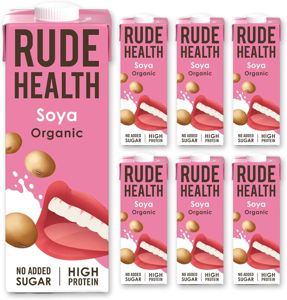 Rude Health 6 x 1 Liter Bio-Cashew-Drink, 100% natural Bio-Getränk, glutenfrei, ungesüßt, preisgekrönt, gesund & vegan, 100% recycelbare Verpackung