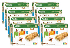 NESTLÉ CINI MINIS Cinnamon Bars, Whole Wheat Calcium Crunchy Snack, 8 Pack (4 x 25g each)