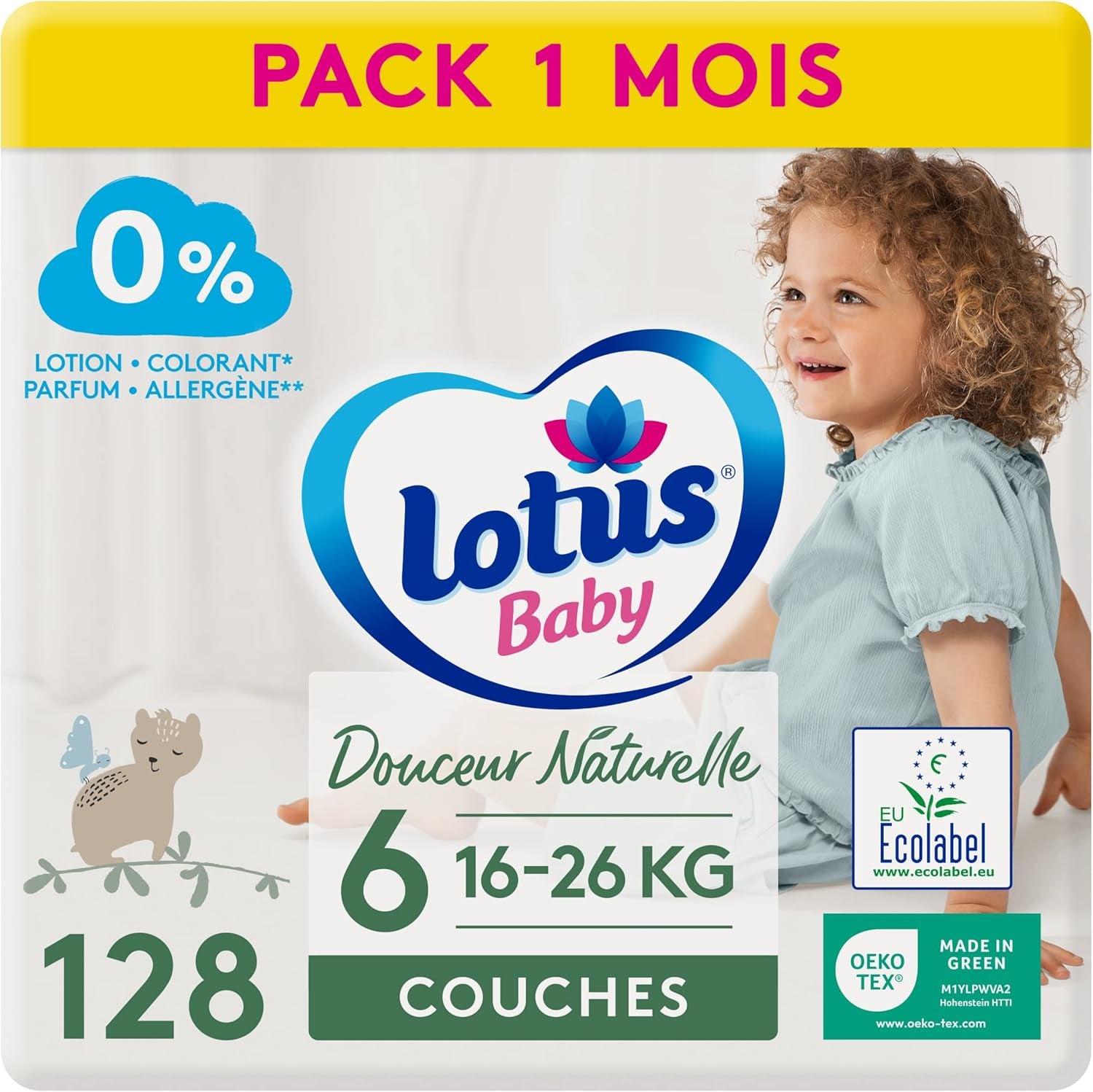 Douceur Naturelle diapers, size 5 (12-20 kg), 1 month, 140 diapers
