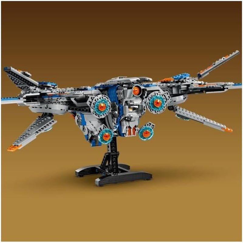 LEGO Marvel Guardians of the Galaxy: The Milano Building Spaceship Model with 4 Superhero Minifigures Avengers Flyer for Space Adventures Gift for Boys and Girls 76286 Building Sets Beuche den LEGO-Store