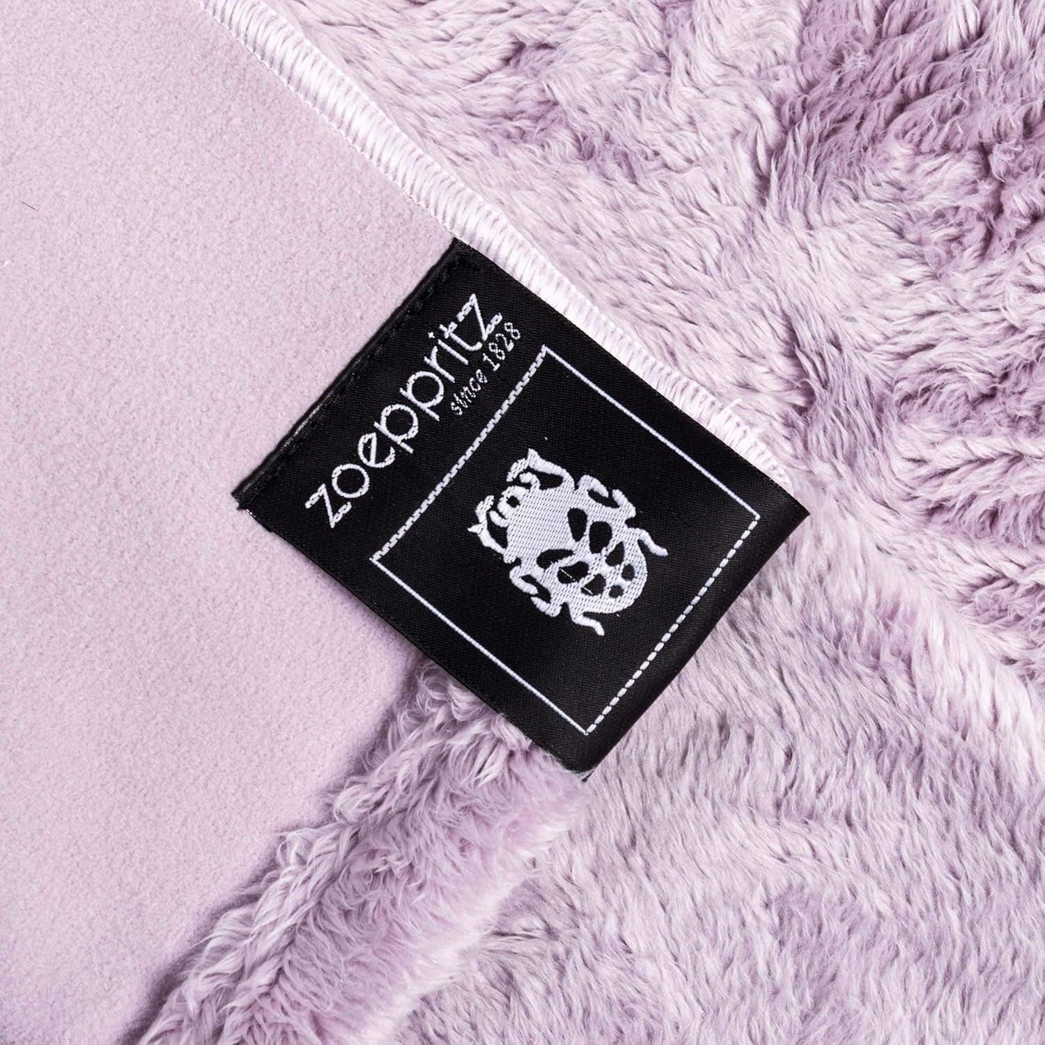 Pătură Reborn Bliss - Pătură confortabilă din blană artificială - Pătură din blană artificială pufoasă și luxoasă cu spate neted - 140X190 Cm - 310 Rose - De "Zoeppritz since 1828" Paturi si Cuverturi 'zoeppritz since 1828'